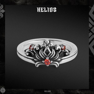 Nhẫn Bạc Nam, Nữ HeliSIlver S925 Torua Helios Black Silver Original