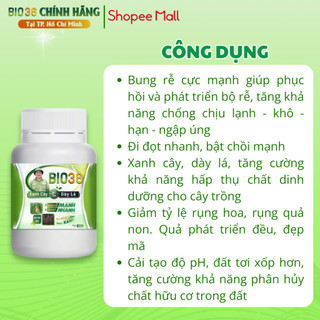 [Bio36 Mua 5 Tặng 2] Bio 36 Kích Rễ Mạnh – Đẩy Đọt Nhanh - Phục Hồi Cây Trồng
