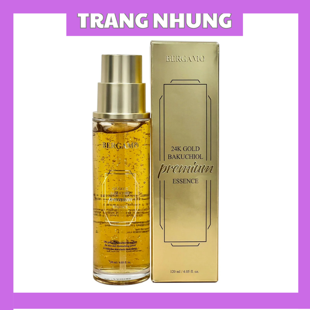 TINH CHẤT DƯỠNG TRẮNG DA BERGAMO VÀNG MẪU MỚI