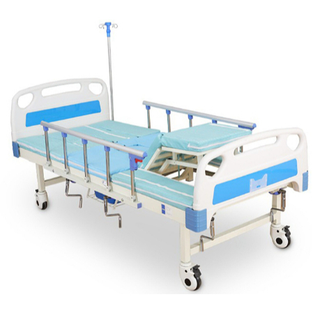 Giường y tế 4 tay quay OROMI B01-I có bô (hạ 1/2 giường)