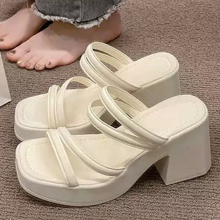 Guốc Đế Cao 8cm Siêu Nhẹ quai Mẫu Mới Dành Cho Nữ T9