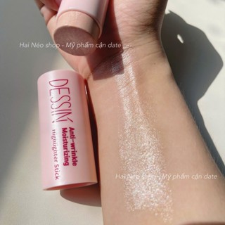   DATE 11 08 2026  Bắt sáng Highlight dạng thỏi lấp lánh DESSIN Anti-wrinkle Moisturizing Highlighter Stick 10g  Hàn  