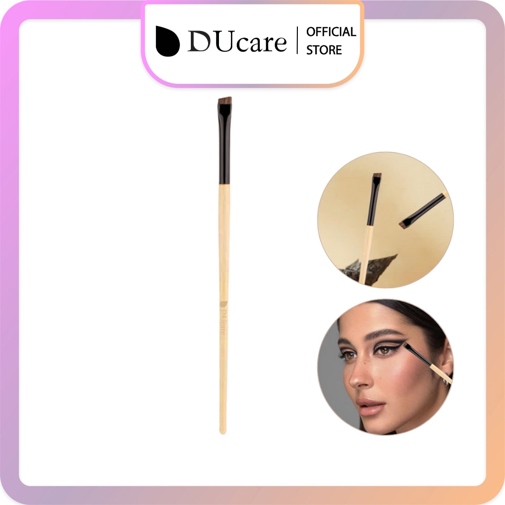 Cọ Kẻ Mắt, Cọ Vẽ Bọng Mắt Ducare Màu Nâu Lông Sợi Tổng Hợp DL410