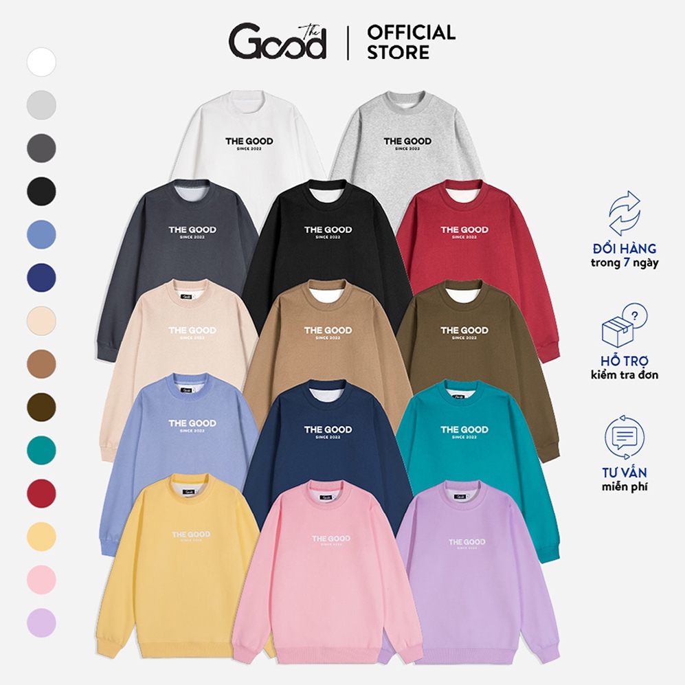 Áo Sweater Unisex THE GOOD Basic Sweater