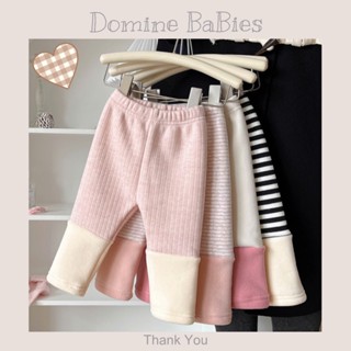 Quần lót lông legging dày dặn ấm áp cho bé gái phong cách Hàn Quốc dễ thương ống bo 66-90cm 5-15kg