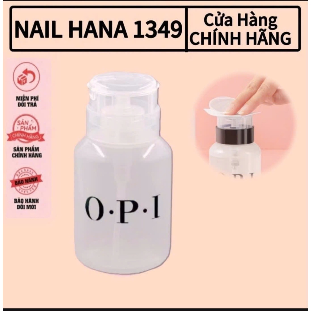 Bình nhựa đựng Acetone làm nail dung tích 200ml
