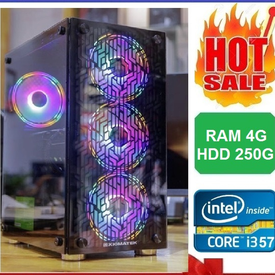 Case máy tính dùng văn phòng chơi game đủ cấu hình phù hợp giá rẻ bao chạy ổn định 24/24h có thu wif