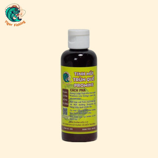  Tinh mùi trùn quế Promins chai 100ml - chuyên hương mùi câu cá Tra và cá Rô phi 