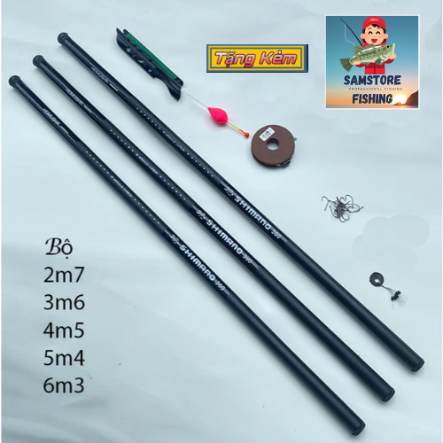 [Chất Lượng] Cần Câu da Cá Shimano 3H, Cần Câu Chuyên Rô, Diếc, Mương, Cá Nhỏ (Sam Fishing Store)