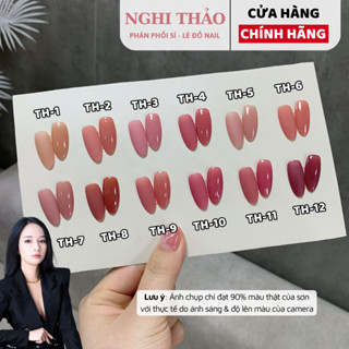 Sơn gel thạch đục hồng lẻ màu RAMYLA