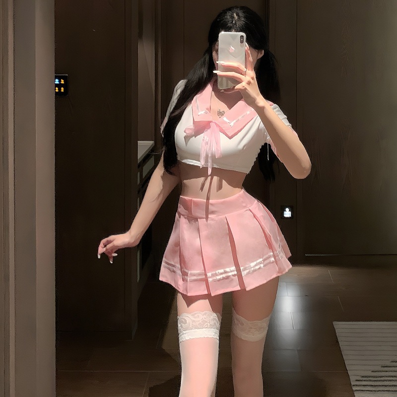 Set đồ ngủ nữ sexy cosplay học sinh gợi cảm hóa trang thủ thủ quyến rũ HLL13 | BigBuy360 - bigbuy360.vn