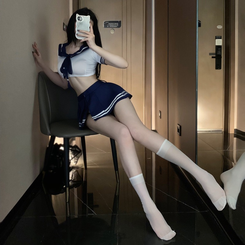 Set đồ ngủ nữ sexy cosplay học sinh gợi cảm hóa trang thủ thủ quyến rũ HLL13 | BigBuy360 - bigbuy360.vn