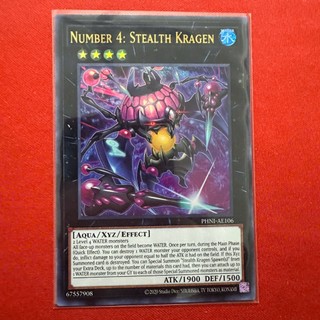 [Thẻ Bài Yugioh Chính Hãng] Number 4: Stealth Kragen