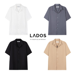 Áo sơ mi nam ngắn tay cổ vest cao cấp không nhăn LADOS-8109 thời trang, dễ phối đồ