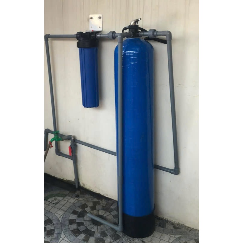 Cột lọc thô Composite 1054 full vật liệu lọc van 3 ngã