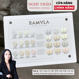 Set sơn gel trắng RAMYLA 12 màu Nghi Thảo