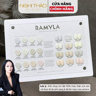 Set sơn gel trắng RAMYLA 12 màu Nghi Thảo