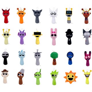  Gấu Bông Sprunki Búp bê sang trọng Hộp nhịp điệu Búp bê Đồ chơi trẻ em Incredibox Sprunki đồ chơi 