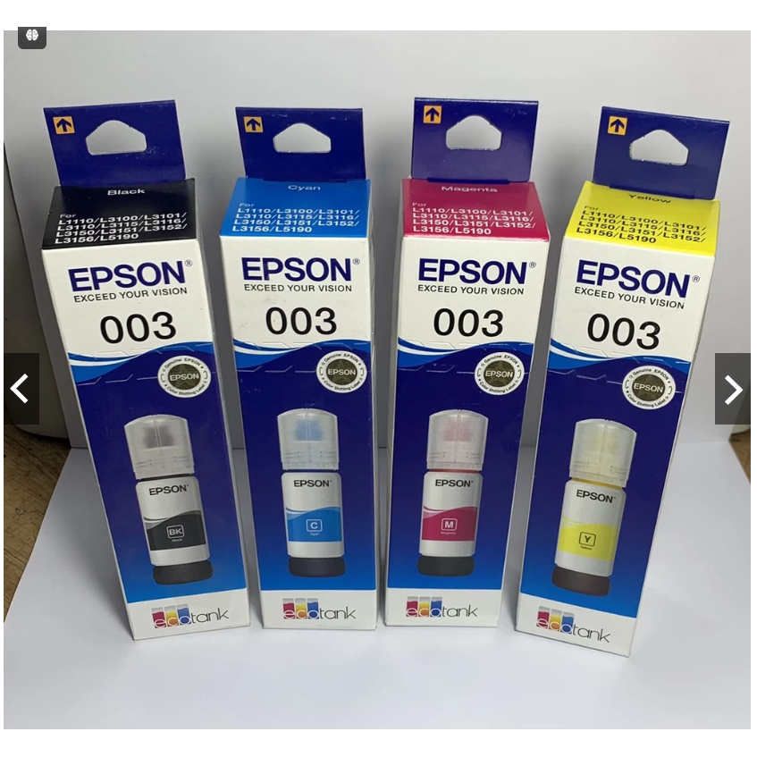 Mực Epson 003 - Mực Epson L1110 / L3110 / L3150 / L1110 / L5190