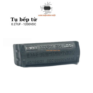Tụ bếp từ 0.27uF 1200V loại đứng màu đen chính hãng BM chất lượng tốt
