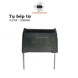 Tụ bếp từ 0.27uF 1200V loại đứng màu đen chính hãng BM chất lượng tốt