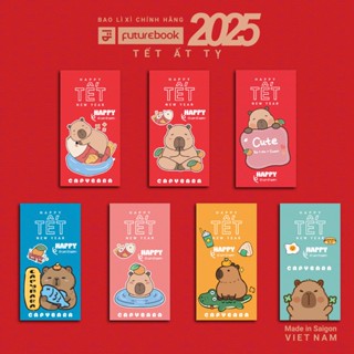 Bao Lì Xì Tết Hoạt Hình 2025 Cao Cấp Thiết Kế Giấy Couche FUTUREBOOK