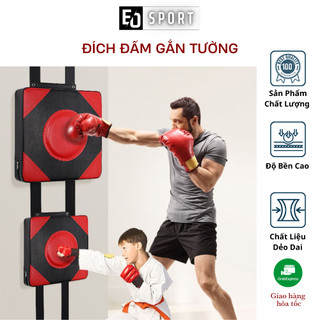 Đích Đấm Boxing Gắn Tường Tại Nhà Chất Liệu Da Pu Cao Cấp Tập Đối Kháng Đấm Bốc Giảm Stress - Eo.sportdz