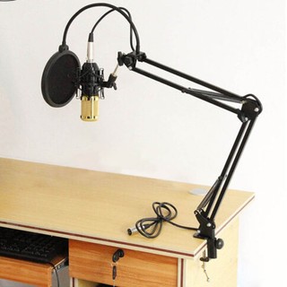 Chân đế kẹp bàn gắn micro thu âm