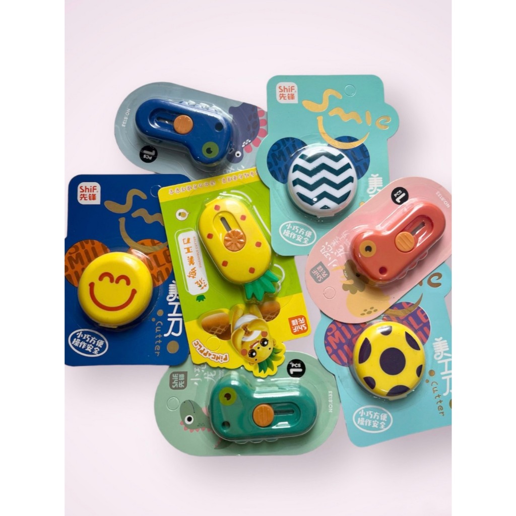 [SIÊU RẺ] Dao rọc giấy Mini Khủng long , Quả dứa cute