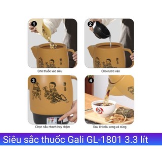 Siêu sắc thuốc Gali GL-1801