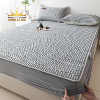 Chiếu Điều Hòa bo chun chân cao đến 25cm, giảm nhiệt 4 đến 6 độ C, kháng khuẩn không mùi hôi cao su Duhalatex Store