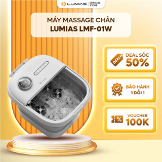 Máy massage chân Lumias LMF-01W - 500W - Gấp gọn thông minh - Massage với bong bóng