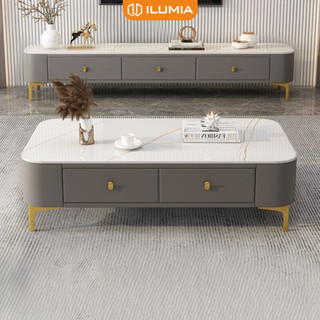  Combo bàn trà kệ tivi cao cấp cho phòng khách thương hiệu ILUMIA - GM168 