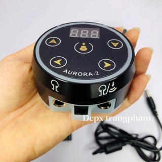 Bộ Nguồn Máy Xăm Aurora 2 Chính Hãng, Ổn Áp Máy Xăm Đa Năng Cảm Ứng