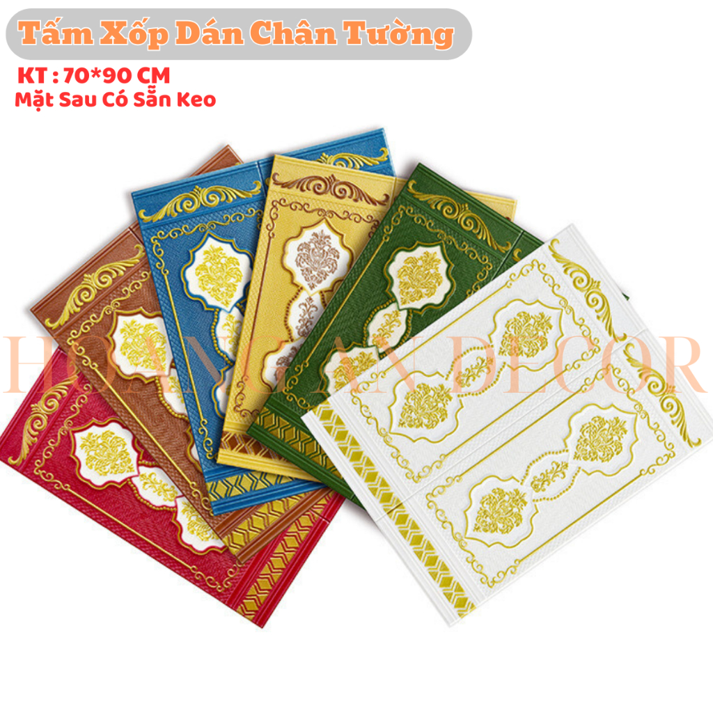 Xốp Dán Chân Tường Kích Thước 70x90 Cm, Mặt Sau Có Sẵn Keo | BigBuy360 - bigbuy360.vn