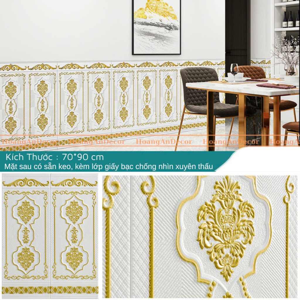 Xốp Dán Chân Tường Kích Thước 70x90 Cm, Mặt Sau Có Sẵn Keo | BigBuy360 - bigbuy360.vn