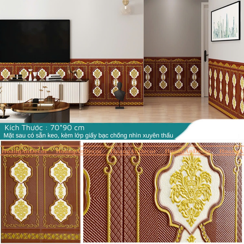 Xốp Dán Chân Tường Kích Thước 70x90 Cm, Mặt Sau Có Sẵn Keo | BigBuy360 - bigbuy360.vn