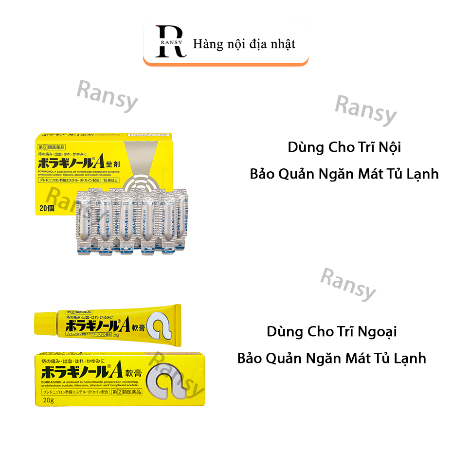 VIÊN ĐẶT TRĨ CHỮ A NHẬT BẢN GIÚP GIẢM ĐAU RÁT VÀ HỖ TRỢ CO BÚI TRĨ - HÀNG NHẬT NỘI ĐỊA
