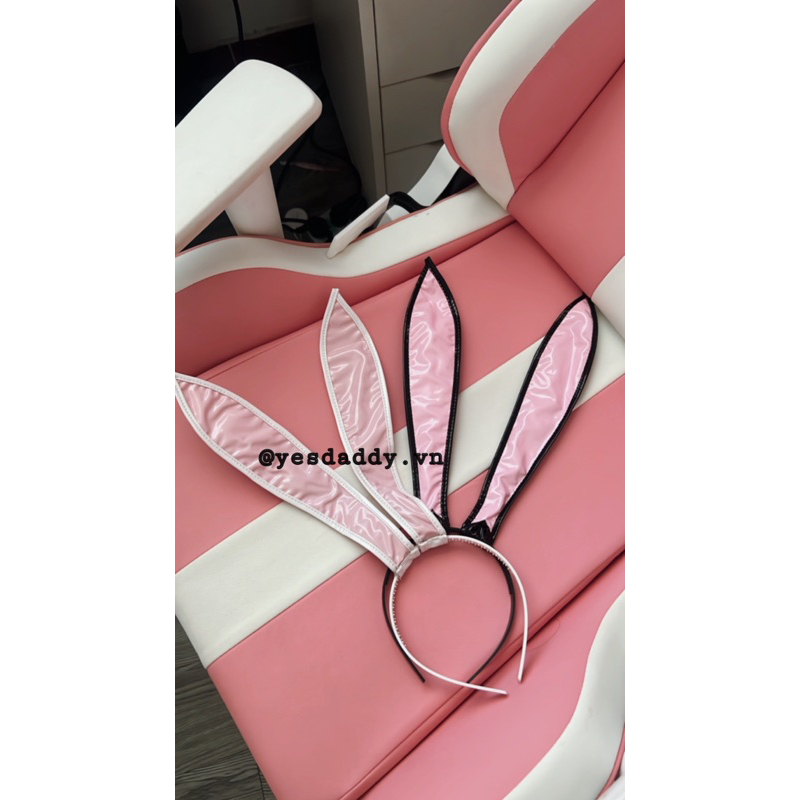 Băng đô / cài tóc tai thỏ dễ thương bằng da phụ kiện cosplay Yes daddy PK004 | BigBuy360 - bigbuy360.vn