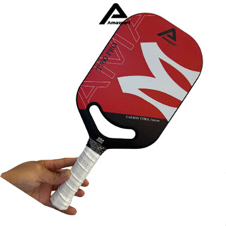 Vợt pickleball AMA sợi carbon T700 PRO  mặt vợt tạo nhám giúp bóng xoáy tốt, lõi tổ ông Aramid cho độ đàn hồi cao