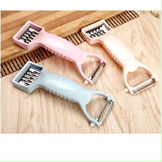 Nạo gọt củ quả lúa mạch 2 đầu, dụng cụ bào sợi, gọt vỏ dễ dàng tiện dụng. Nạo gọt trái cây