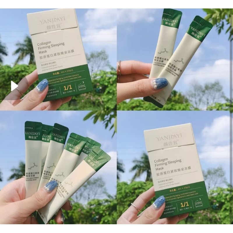 Mặt nạ ngủ dưỡng trắng da tiện lợi