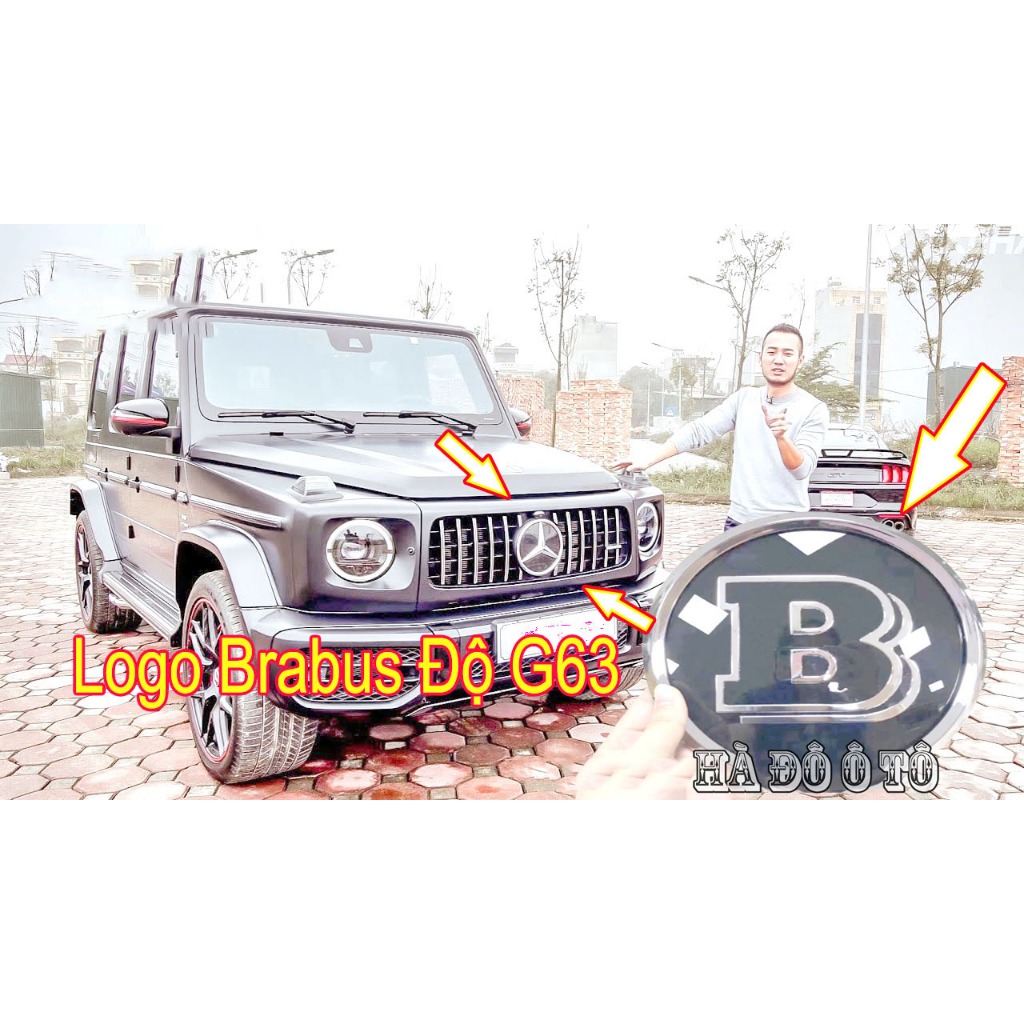 Logo Brabus Vị Trí Ca Lăng Mercedes G63 - Biểu Tượng Brabus Lắp Cho Xe Mercedes G63