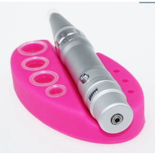 Combo 2 Đế đựng mực phun xăm SILICON đế máy phun xăm, cán phun xăm