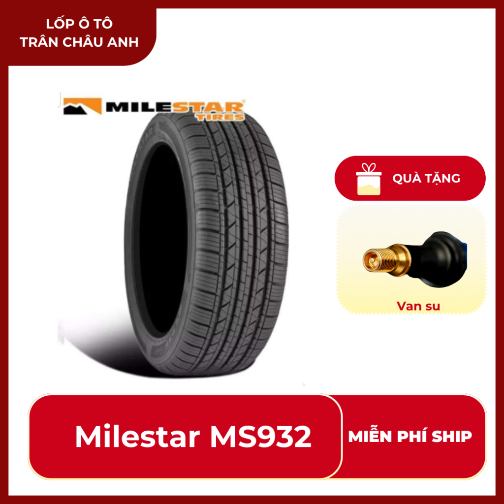 Lốp 235/65R17 Milestar MS932 | Lốp xe Hyundai SantaFe(đời cũ), Ford Edge, Audi Q5, Kia Sorento, Mazd