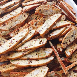 Bánh Biscotti Nguyên Cám Vị Vani Không Đường, Bánh Ngũ Cốc Dinh Dưỡng Ăn Kiêng Eatclean - LANHFOODS