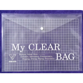 [ combo 12 bìa nút] Bìa 1 nút F4/A4 MY CLEAR (bìa sơ mi)