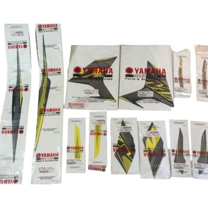 TEM MXKING 150 ĐỜI 2021 VÀNG CHANH / UP DÀN ÁO EXCITER 150 ( ĐEN BÓNG + ĐEN NHÁM ):