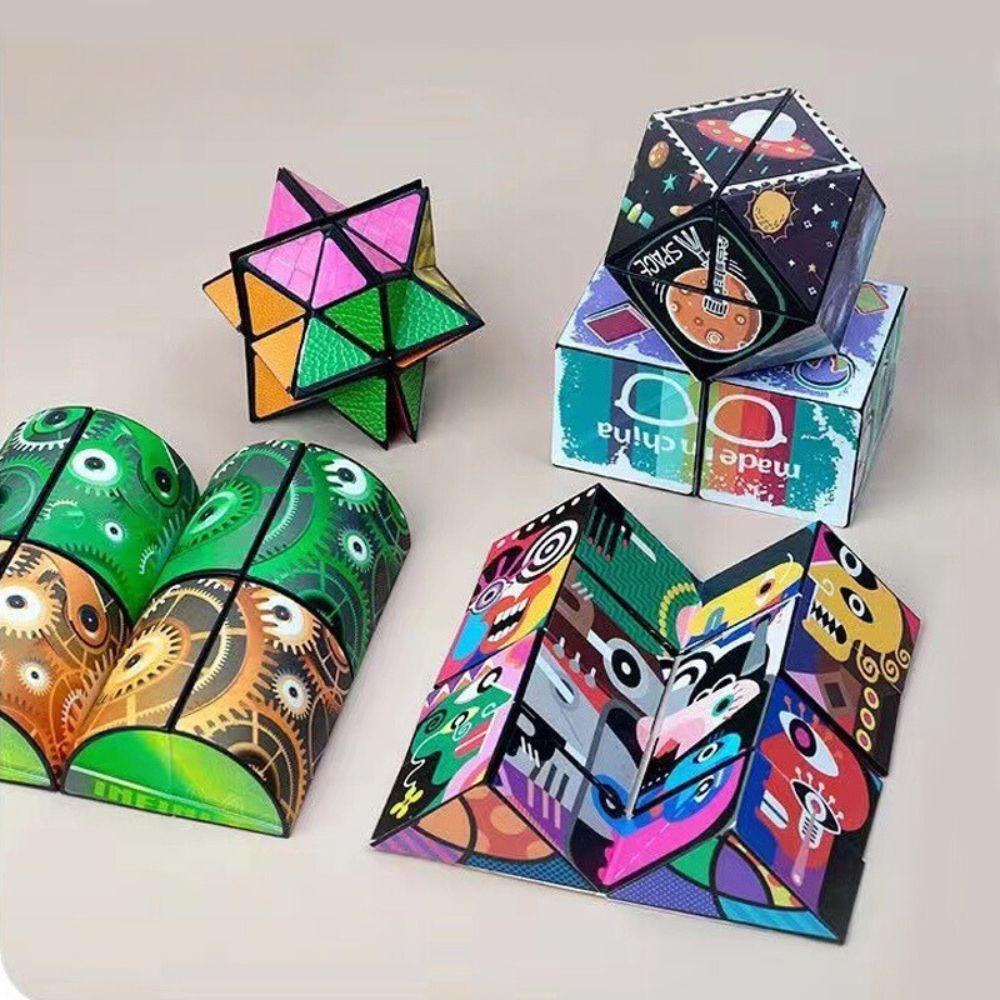 ❌NEW❌ Rubik Biến Thể, Đồ Chơi Khối Lập Phương Ma Thuật - Rubik 3D Thay Đổi Hình Dáng Giúp Bé Phát Tr