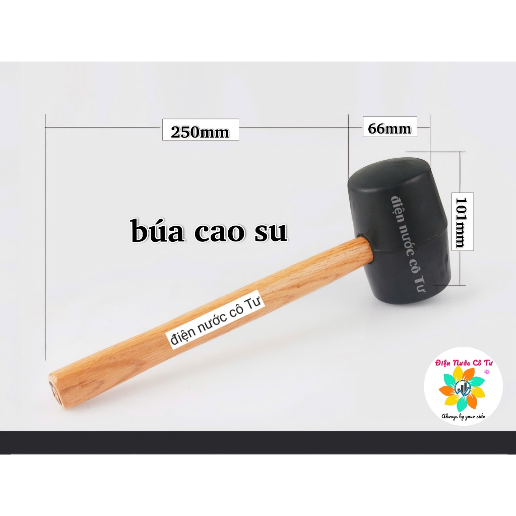 Búa cao su Trung và Đại